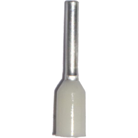 Embout isolé 0,50 mm², blanc, 100 pièces