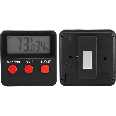 Thermomètre Hygromètre Numérique LCD pour Incubateur Œufs et Terrarium