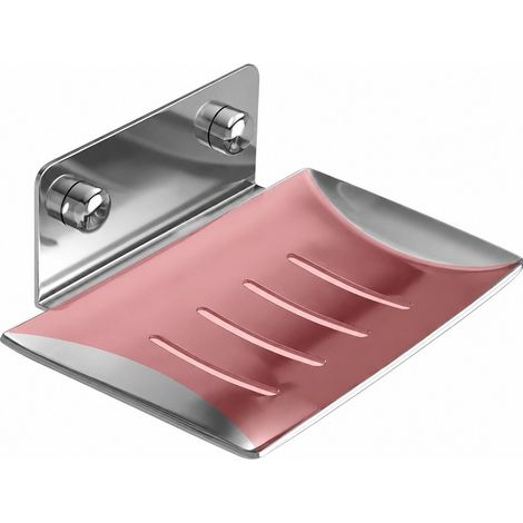 Porte-essuie-tout en acier inoxydable, ensemble porte-papier toilette avec porte-savon, noir (1/5)