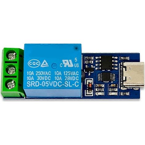 Interface TPYE-C, module relais USB LCUS-1, commutateur de commande intelligent USB, relais de port série (1/5)