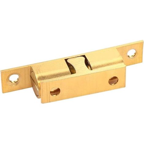 Loquet de porte d'armoire en laiton avec bille acier galvanisé et (1/5)
