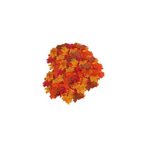 200 feuilles d'érable artificielles assorties, feuilles d'érable artificielles réalistes, guirlande de feuilles d'automne pour Halloween, décoration d'automne, fête