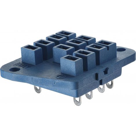 Support 10A 250V pour série 6231 6232 6233 bleu à souder FINDER 9233SMA