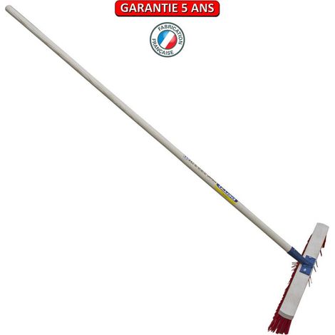 Scopa da spazzino da 60 cm – Attacco rinforzato – Manico in legno da 150 cm OUTILS PERRIN