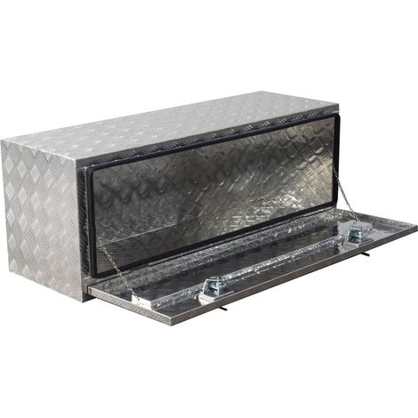 Mw Tools – Coffre de chantier en aluminium 162 L – Résistant aux chocs et intempéries – Dimensions 930 x 440 x 485 mm – MWA180Z