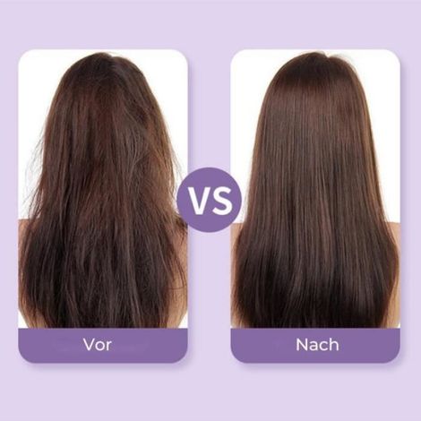 Mini Lisseur de Cheveux Rechargeable, Lisseur de Voyage, Brosse à Lisser Sans Fil, Mini Peigne à Lisser Portable,(Violet) (1/4)