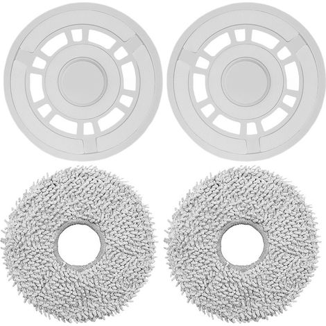 Toallitas con soporte para accesorios para aspiradoras Ecovacs Deebot T30C Omni, T50 Pro Omni, N30 Pro Omni, T30 Pro Omni, T30S Combo, T50 Max Pro Omni, T50 Omni Gen2, 50 Pro Omni Gen2, T50 Max Pro Om (1/4)