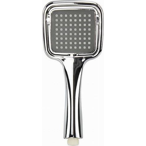 Cleafe - Soffione Doccia 10x23cm Doccetta Quadrata Multigetto Di 3 Tipi Regolabile 59168 - (1/2)