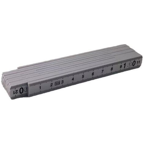 10-section folding ruler, 1 meter (white) (1/4)