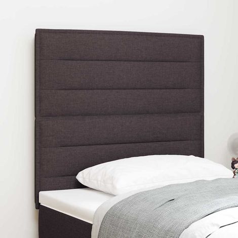 Kopfteil Dunkelbraun 100 cm Stoff