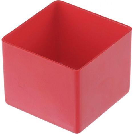 Boîte de rangement en polystyrène résistant aux chocs Rouge 54 x 54 x 45 mm (1/5)