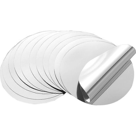 Ounona 12 Stück Aluminiumfolien-Weinausgießerscheiben, flexible Tropfstopp-Ausgießscheiben (silber) (1/2)