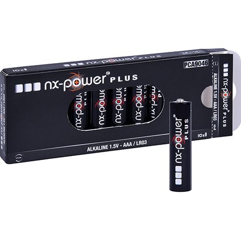 NX - Pile alcaline LR03 - AAA Nx-Power Plus 1.5V 1.46Ah (1/3)