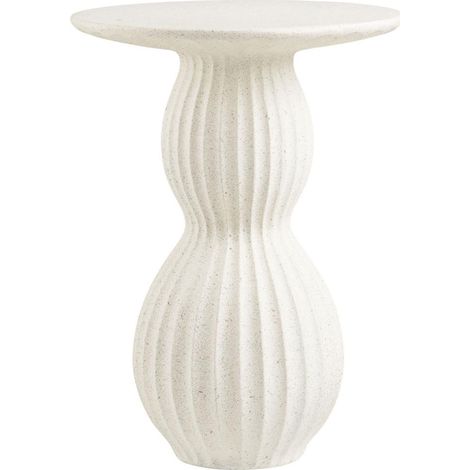 Irma Couchtisch Beistelltisch Ø40cm weiß. (1/5)