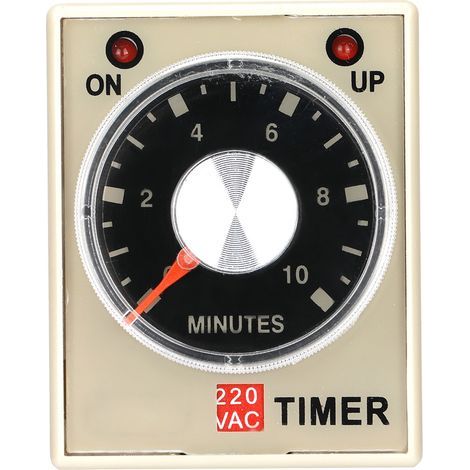 Minuteur de Délai de Mise Sous Tension 10 Minutes 220VAC - Relais Temporisé AH3-3(10M) (1/5)