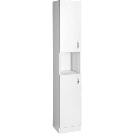 Aqualine Simplex Eco - Armario 30x180x30 cm, blanco mate SIME320 (1/5)