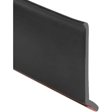 Barrière étanche pour porte et fenêtre avec larges canaux de drainage et angle biseauté pour éviter l'infiltration d'eau de pluie et améliorer la protection contre les intempéries de la porte (4,3 x (1/5)