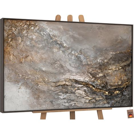 Gemälde Universum II Rahmen Grau 120x80 cm (1/5)
