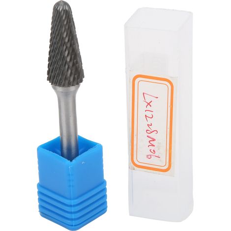 Ortviai Fichier rotatif en carbure de tungstène double grain 12 mm L1228M06 pour meuleuse multifonction (1/5)