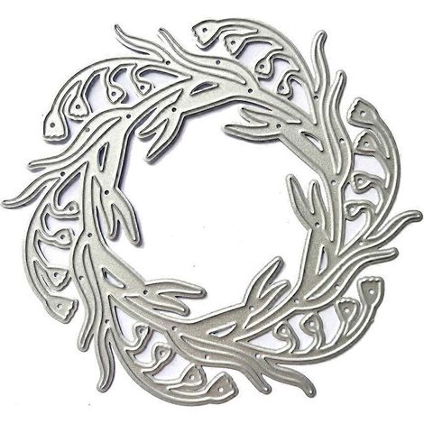 Stanzschablonen für Metallkränze zum Selbermachen von Scrapbooking und Prägen