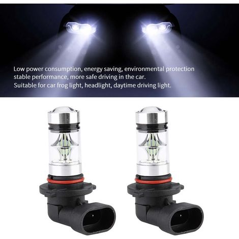 Set mit 2 weißen 6000K 100W CREE LED-Lampen für Nebelscheinwerfer (H8, H9, H11) (1/5)