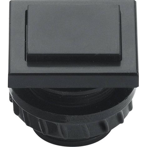 Grothe 61045 Tasto per campanello 1 parte Nero 12 V/1,5 A