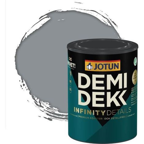 JOTUN - Peinture Bois, Lasure Opaque Satinée - RAL 7045 - Télégris 1 - 0,75L (1/2)