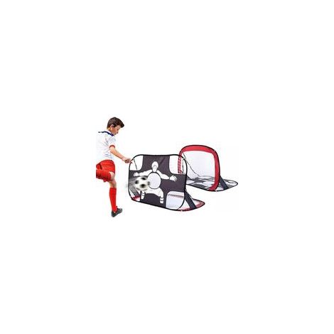 But de football enfant pliable 2 en 1, 80x80 cm, avec sac de transport – (1/5)