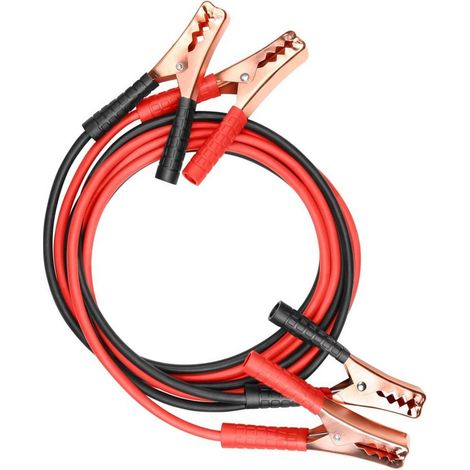 TRADE SHOP - Cavi Avviamento Collegamento Batteria Per Moto 50 Amp 1,2 Metri Jumper Scooter - (1/2)