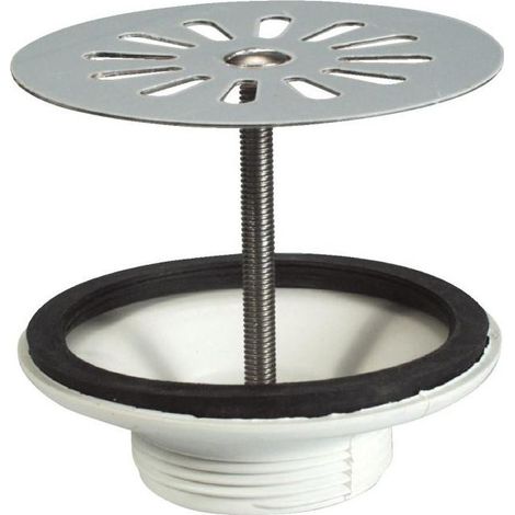 Griglia di scarico per pvc e lavello grigio, diametro 60 (1/2)