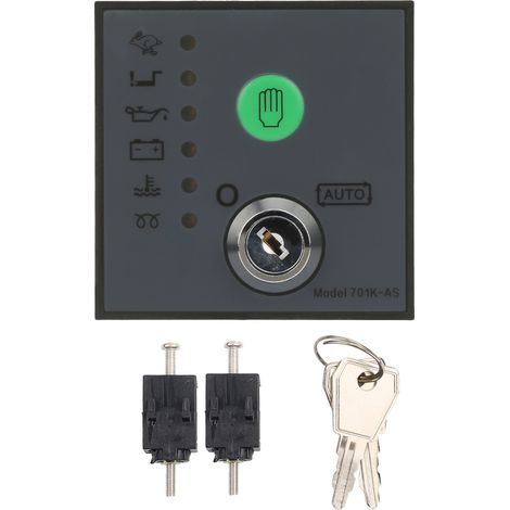 Module de contrôleur de générateur DSE701AS, panneau de commande automatique avec démarrage automatique, boîtier de régulation pour groupe électrogène. (1/5)