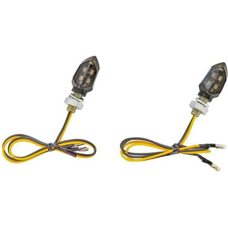 LED-Motorradblinker Lumitecs KP8 2 Stück getönt