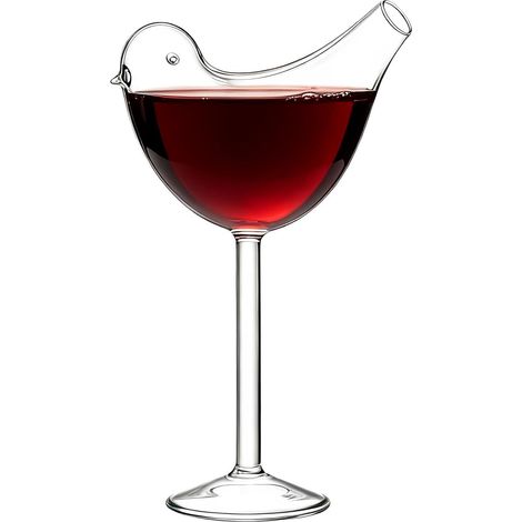 Flûte à Champagne 15cl Verrerie à Boire Vintage en Forme d'Oiseau Verres Pour Boissons Mélangées pour hommes papas maison bar hôtel restaurants mariages fêtes rassemblements (1/5)
