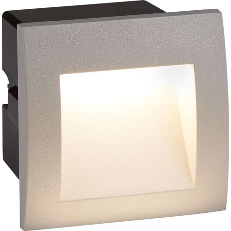 Applique da parete per esterni Ankle - Alluminio grigio e vetro smerigliato (1/5)