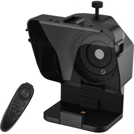 Beyamis Téléprompteur smartphone portable - Support télécommande live interview (1/5)