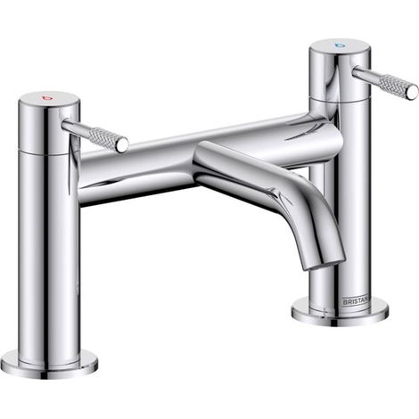 Bristan Molida Bath Filler Tap Pillar Mounted - Chrome (1/2)