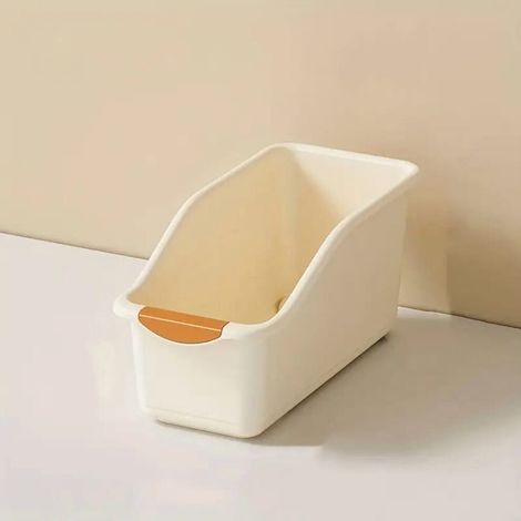Un ensemble de 3 boîtes de rangement incurvées en plastique