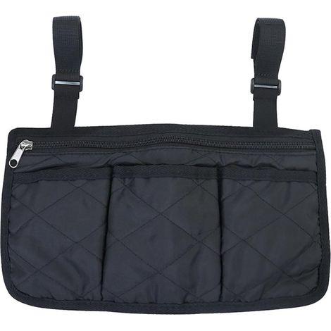 Wheelchair Storage Bag Waterproof Side Storage Bag Easy to Use (1/5)