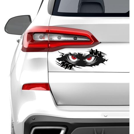 Autocollant Voiture, 2 Pcs Drôle Autocollant Motonouveauté 3d Autocollants et Autocollants Autocollants Imperméables pour Voiture Moto Caravane (1/5)