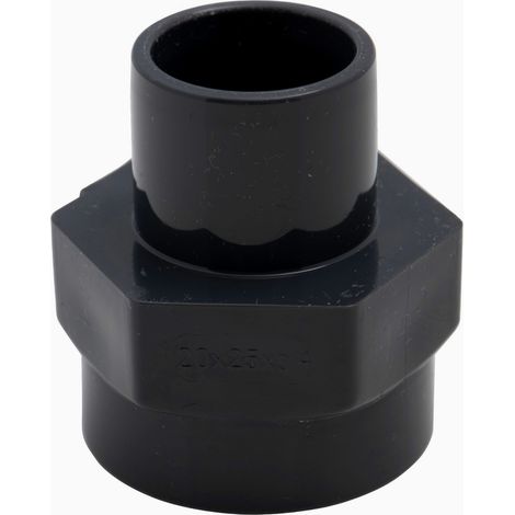 Raccordo PVC a pressione filettato M 20x27mm ø25mm (1/3)