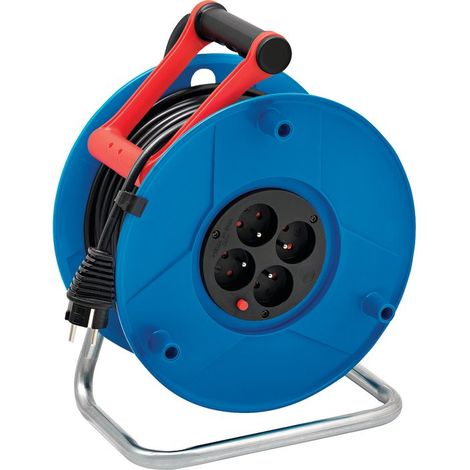 Enrouleur de câble multiprises série Standard S - 25 m - BRENNENSTUHL