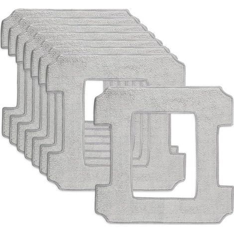 Pièces pour Ecovacs Winbot W1(Pro)/W1S(PRO)/W1Smax/W2(PRO)/W960/WG819-14 Serpillère Rechange Kit, Microfibre Lingette Robot Lave Vitre pour Ecovacs Winbot, pour Nettoyage Vitre (1/5)