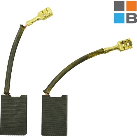 Balais de charbon pour Parkside PWS 230 F5 - 7,5 x 13,5 x 20,5 mm