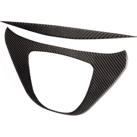 2-teiliges Set aus weicher Mittelkonsolen-Schaltkulisse aus echtem Carbonfaser, passend für Mercedes-Benz V-Klasse 2015-2020 (1/5)