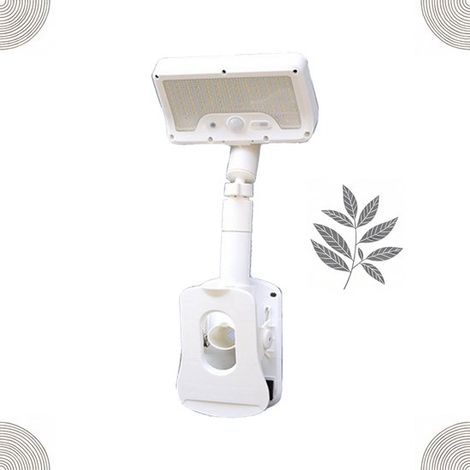 Lampe Solaire LED à Pince – Veilleuse Rechargeable Étanche pour Extérieur Jardin et Camping (1/5)