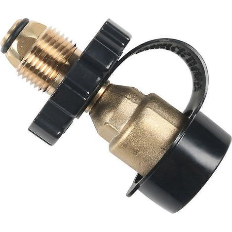 Propangas-POL-zu-QCC1-Adapter für sichere Verbindung, Wohnmobil und Grill im Freien.