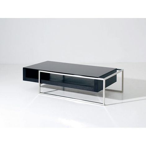 Couchtisch "Julie" - 130 x 63.8 x 33.7 cm - Schwarz