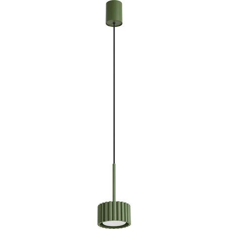 Lampade a sospensione AURA verde oliva 10x125x10cm Sollux (1/5)