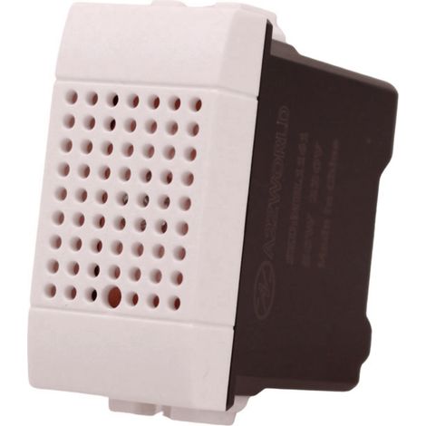 Serie Civile A2ZWORLD MBL Bianco Compatibile Con Bticino Living Light (Suoneria 220V)