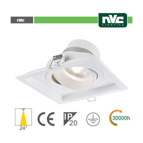Incasso Multi lampada - 9w (1x9w) 3000k 720lm 24°